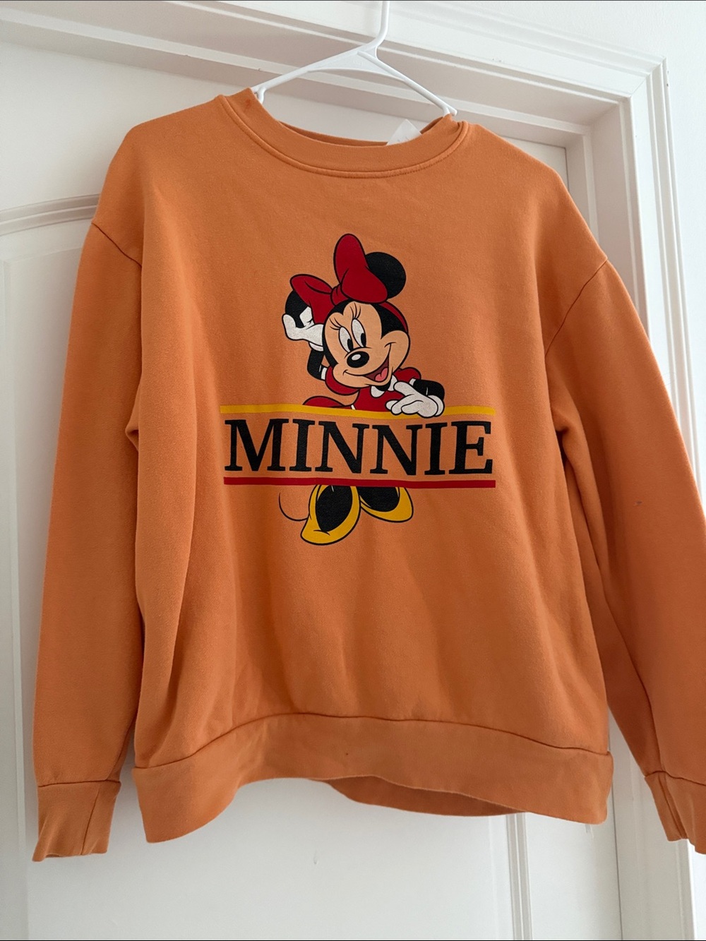 Disney Orange Crewneck Pullover